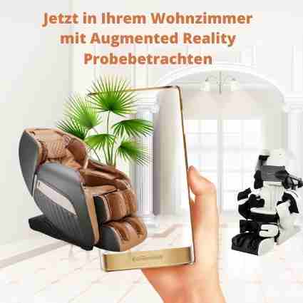 Réalité augmentée : « Massagesessel Welt » mise sur la présentation virtuelle de ses produits dans le salon