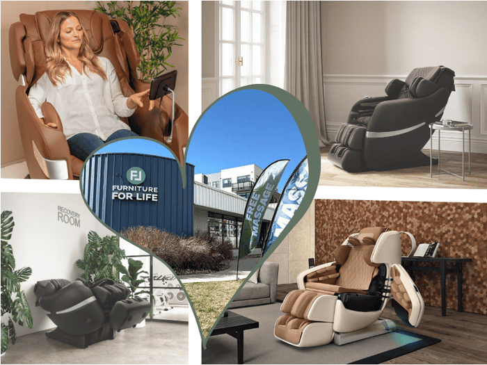Fauteuils de massage Welt et Furniture For Life : une vision commune et un partenariat exclusif pour des expériences de bien-être incomparables grâce aux fauteuils de massage de classe mondiale des marques OHCO, Positive Posture et KOYO