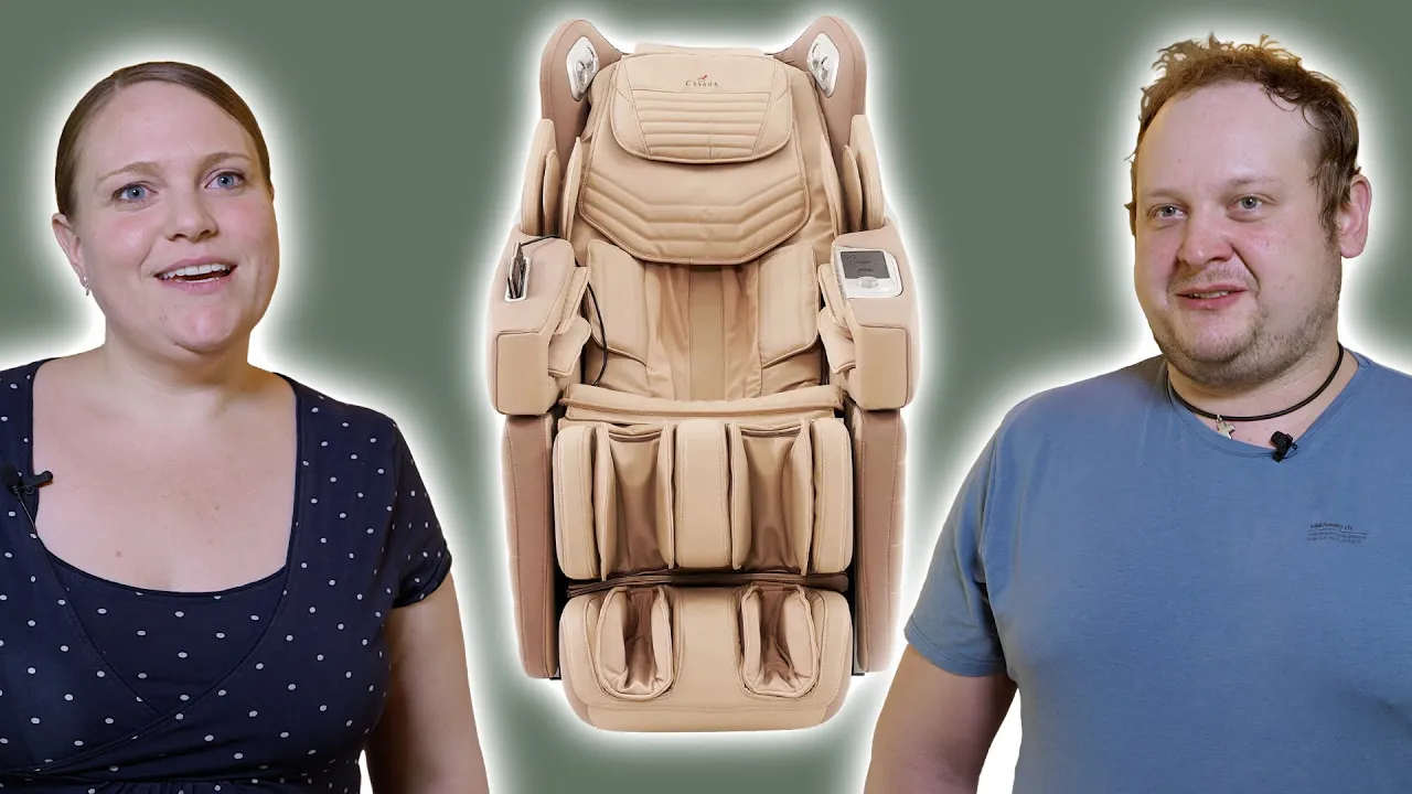 Le fauteuil de massage AlphaSonic III chez la famille Aichele