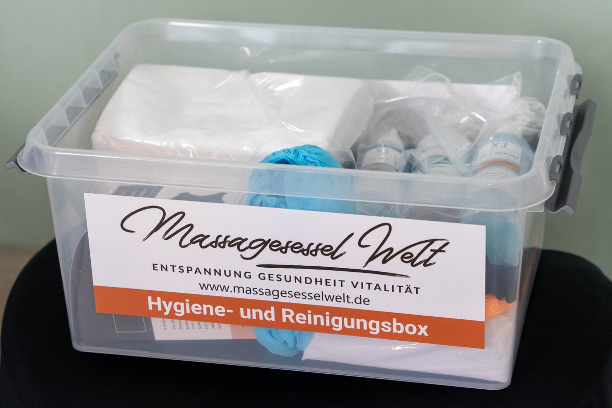 Business-Paket für Massagesessel – Hygiene, Reinigung und Pflege