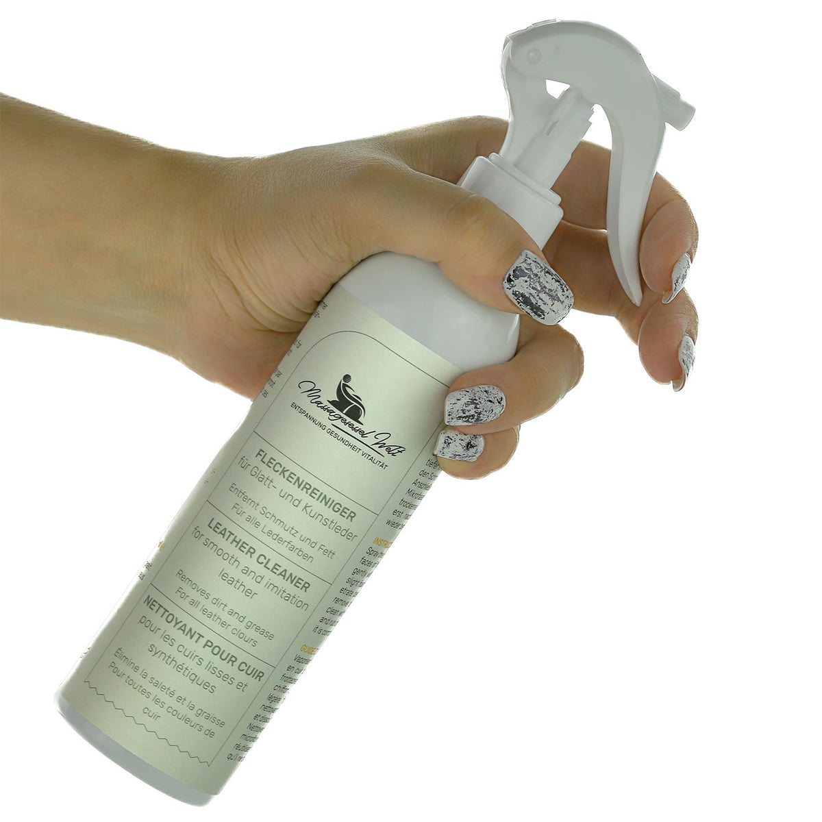 
Detergente per macchie su pelle sintetica con spruzzatore