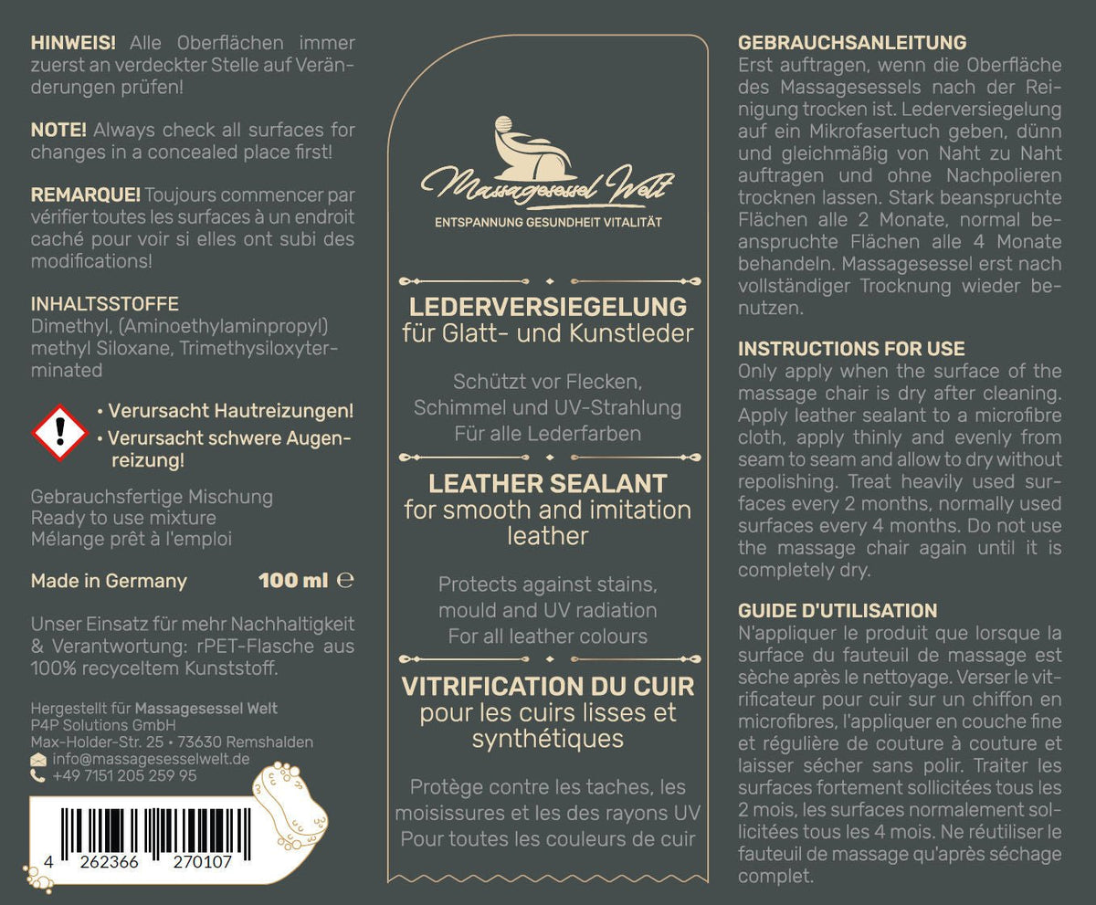 
Lederversiegelung Anleitung Set