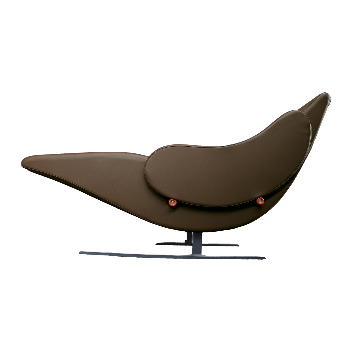 
Allgäuer Massagetechnik Schaukelliege Volare Care in Bronze, Seitenansicht, Farbe nach Stoffmuster dargestellt