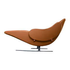 
Allgäuer Massagetechnik Schaukelliege Volare Care in Terracotta, Seitenansicht, Farbe nach Stoffmuster dargestellt