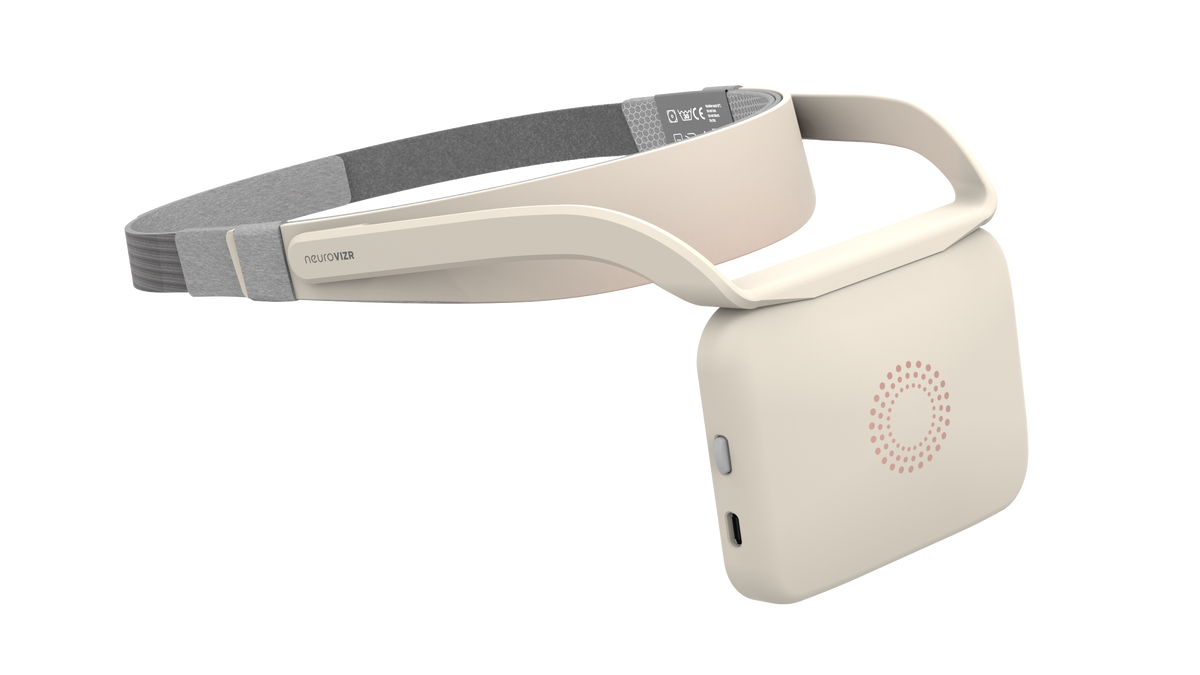 
neuroVIZR ROUGE mit Kopfband, Seitenansicht