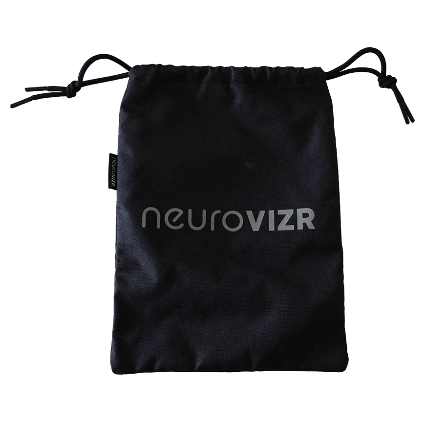 
neuroVIZR Tragetasche in Schwarz mit Kordelzug