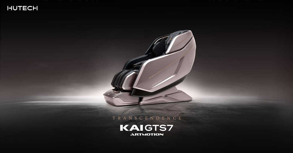 
HUTECH KAI GTS7 Art Motion-Massagesessel-rose gold-Kunstleder-Massagesessel Welt