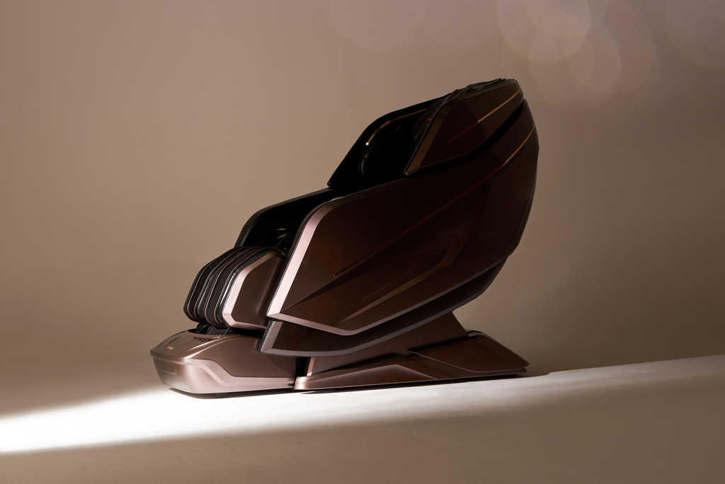 
HUTECH KAI GTS7 Art Motion-Massagesessel-rose gold-Kunstleder-Massagesessel Welt