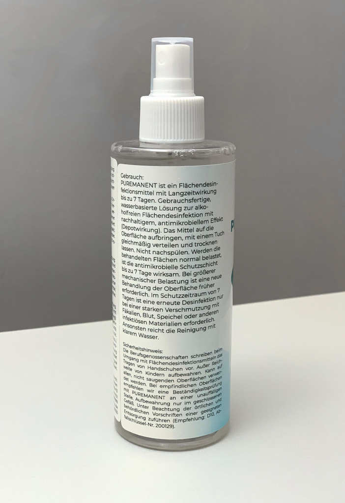 
TERGIMUS Puremanent Long Protect langzeit Oberflächendesinfektionsmittel – 100 ml – Ansicht 5