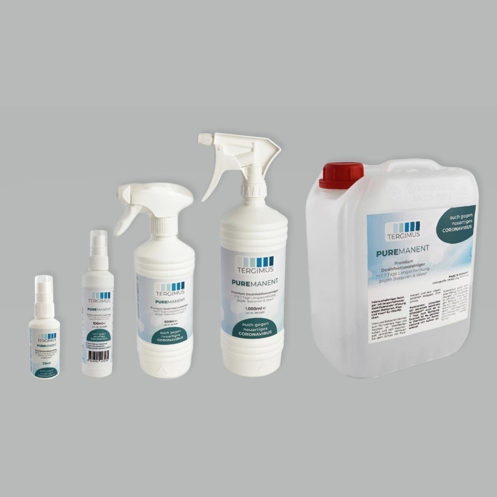 
TERGIMUS Puremanent Long Protect langzeit Oberflächendesinfektionsmittel – 100 ml