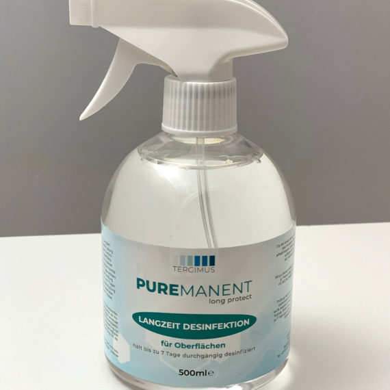 
TERGIMUS Puremanent Long Protect langzeit Oberflächendesinfektionsmittel – 500 ml